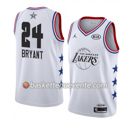 Maillot Basket Los Angeles Lakers Kobe Bryant 24 2019 All-Star Jordan Brand Blanc Swingman - Homme